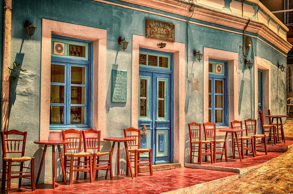 Кафе в Греции